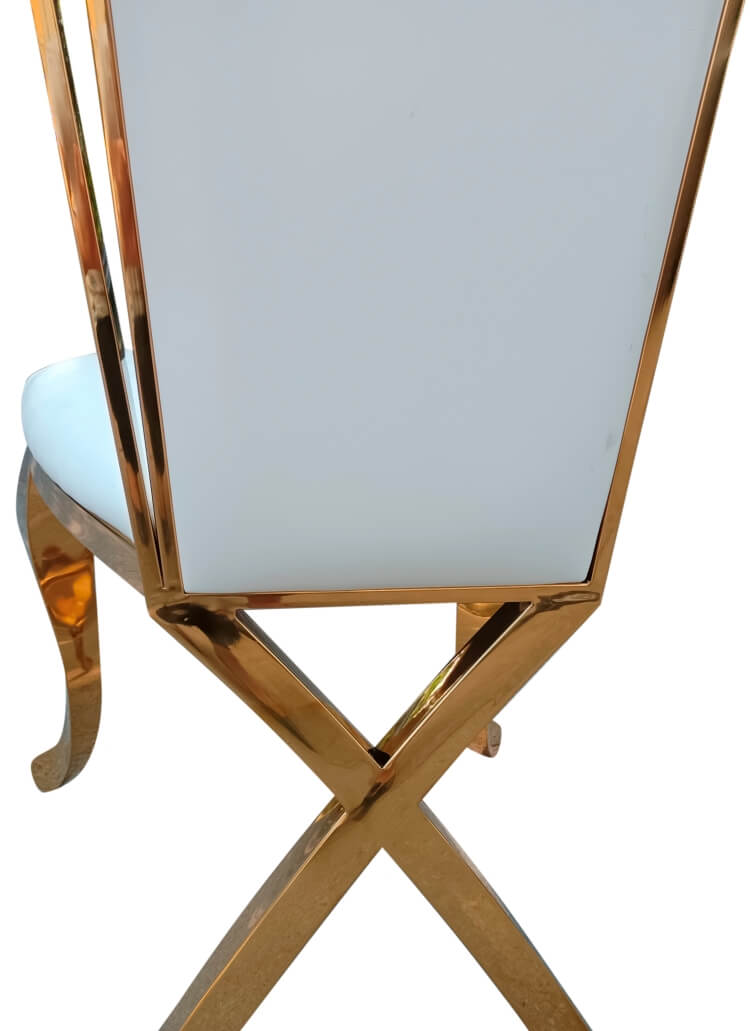 gold stainless steel dining chair wholesale
