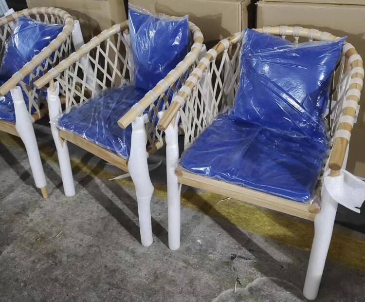 blue dining chair supplier