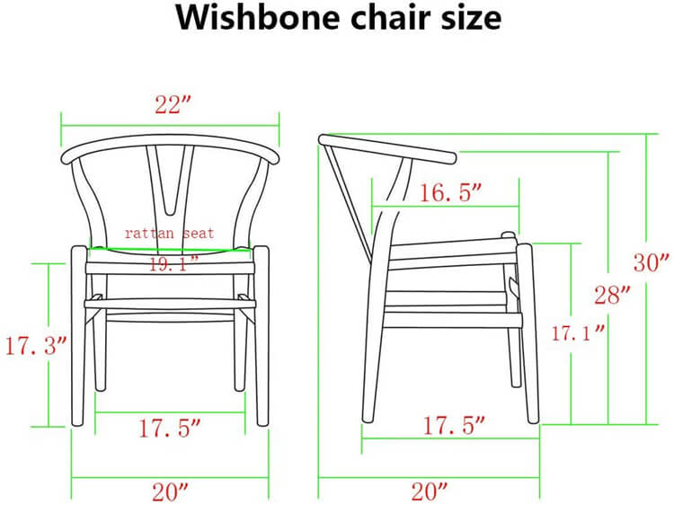 dimensions-wishbone-chair