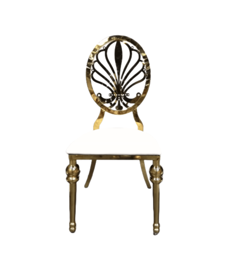 Wedding Style Gold Stainless Steel Chair Manufacturer
