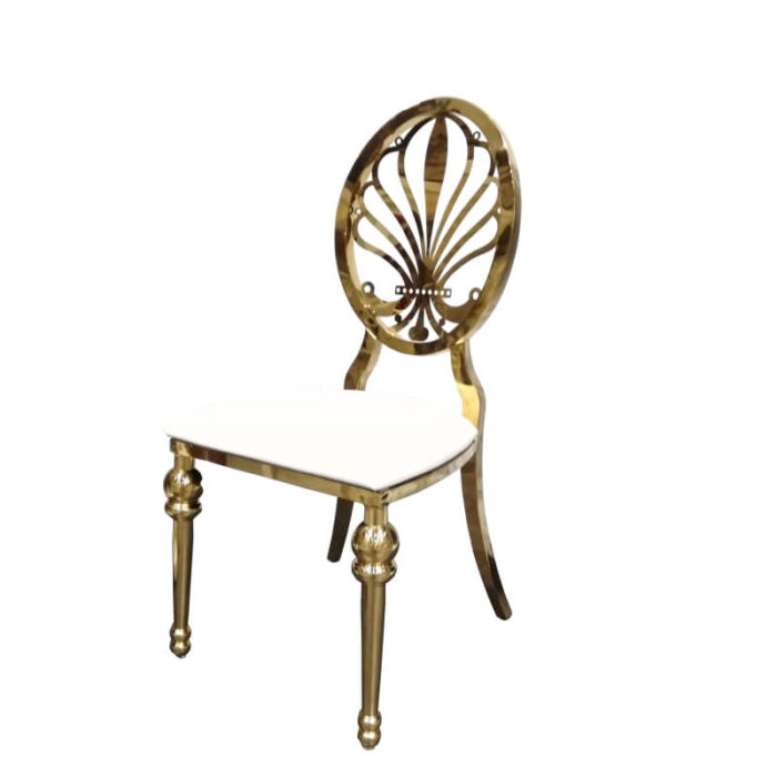 gold stainless steel chair supplier
