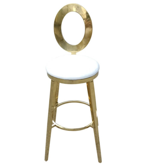 Gold Stainless Steel Barstool Factory