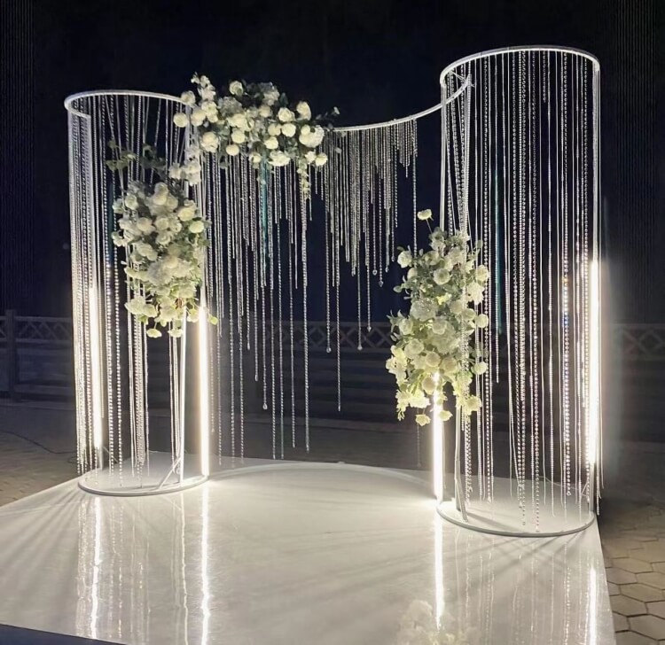 wedding arch for newlyweds