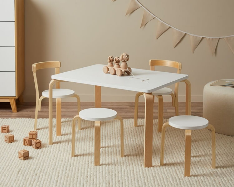kid wooden dining chair