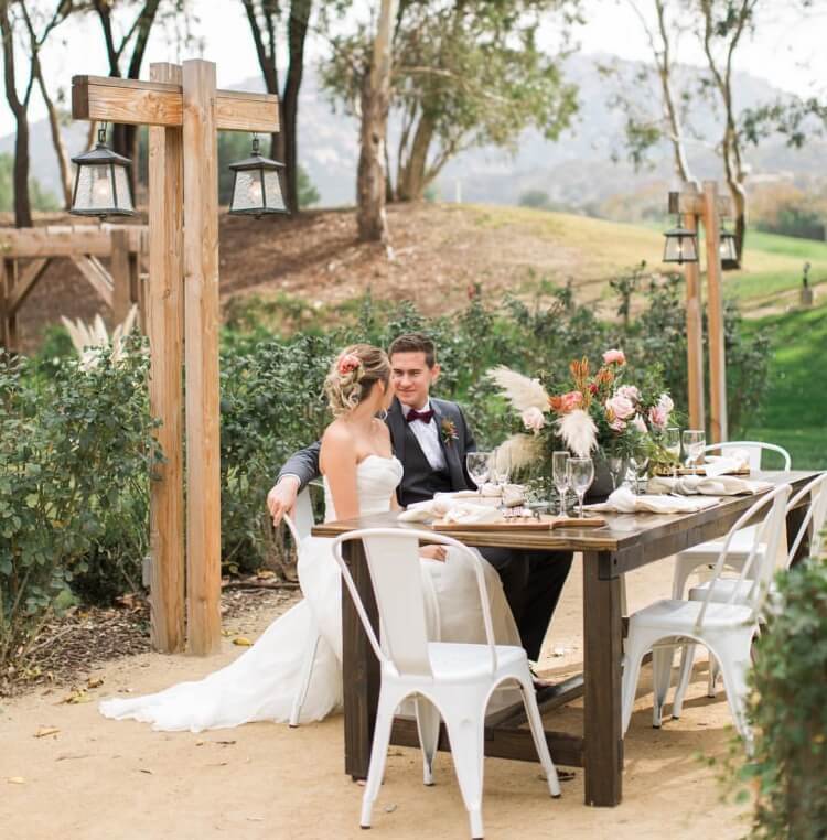 wedding chair and table