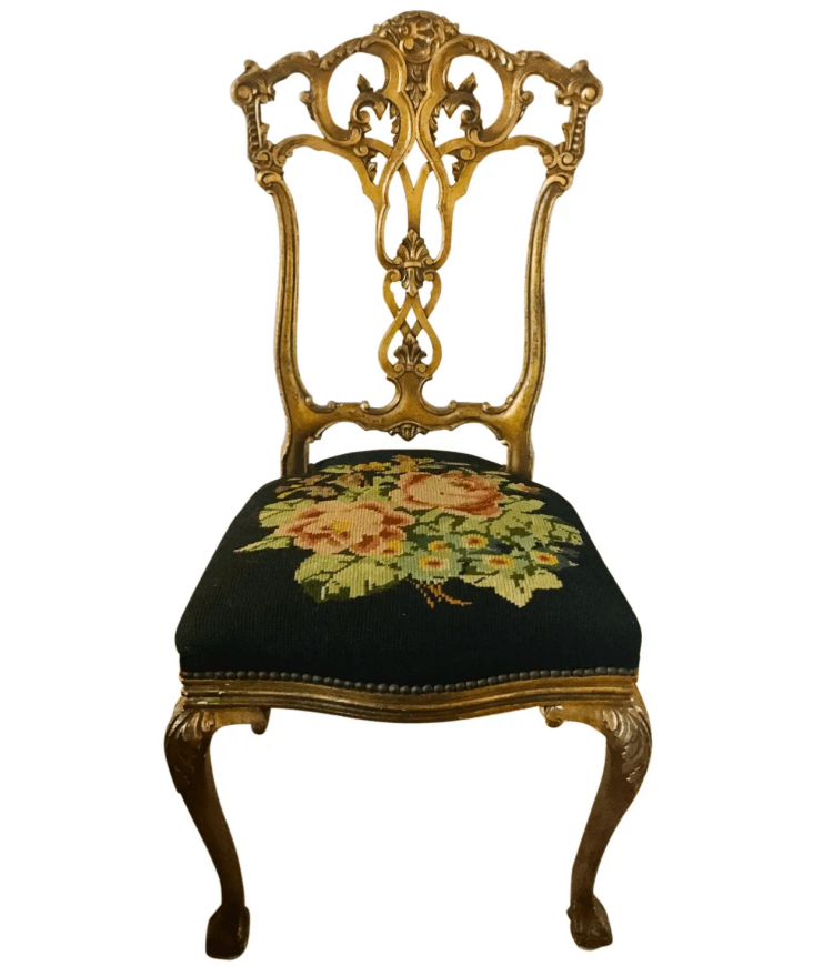 Rococo Revival  Belle Epoque Chair 