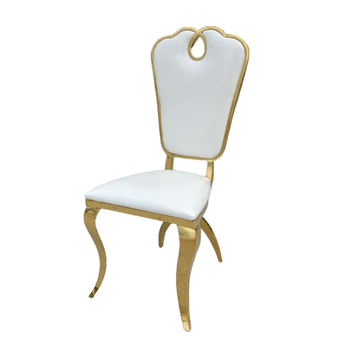 gold stainless steel chair supplier