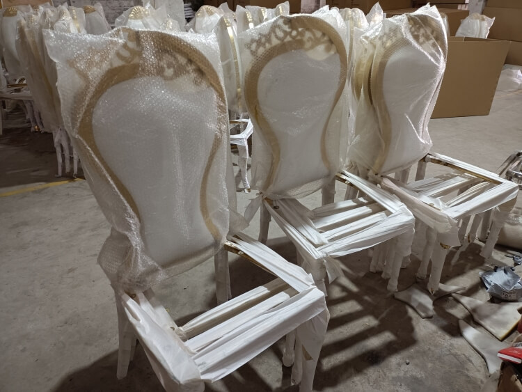 stainless steel wedding chair