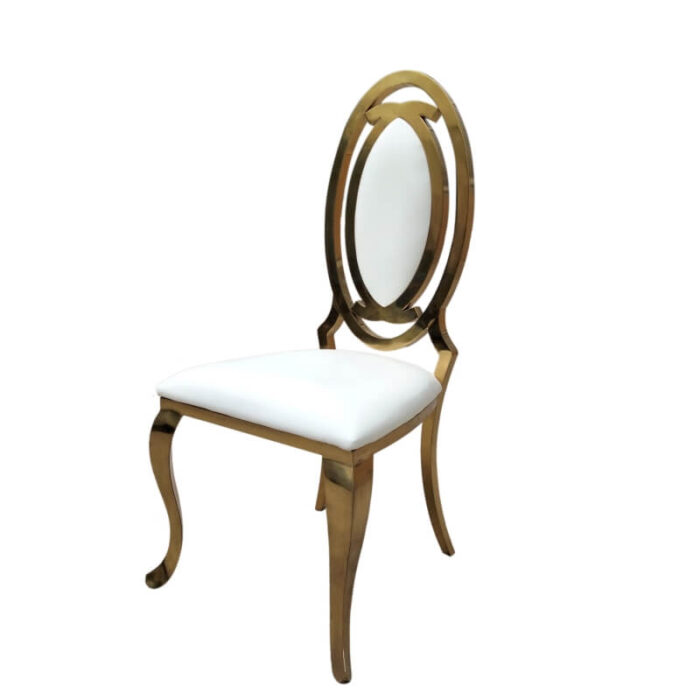 gold stainless steel chair supplier