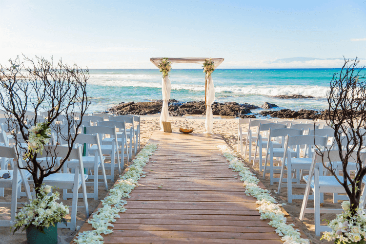 wedding chair platform