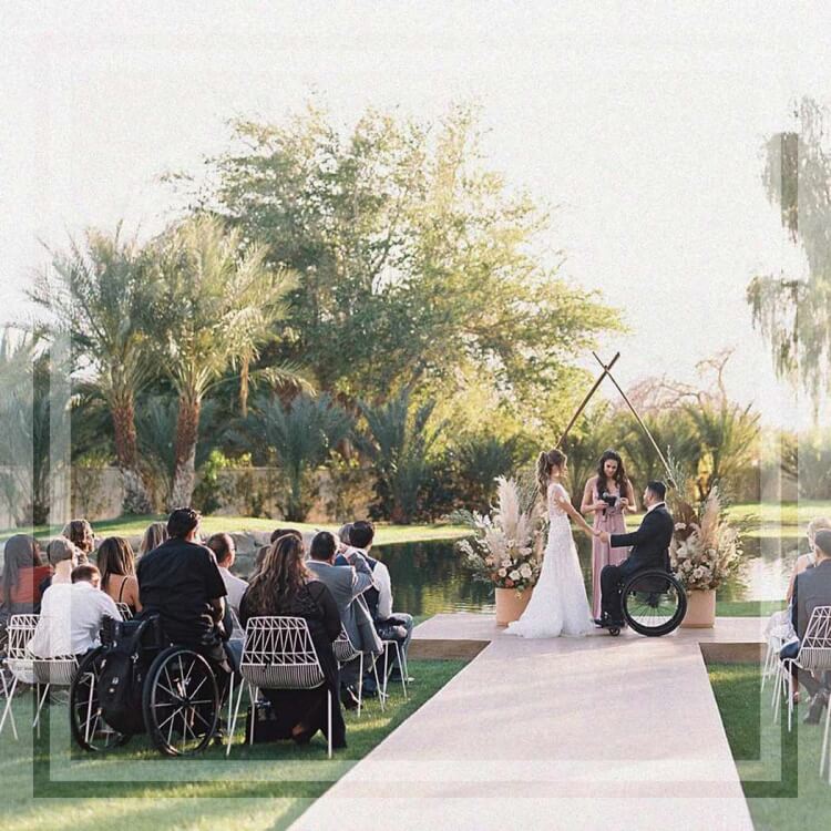 wheelchairs in wedding