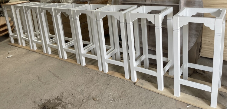 wooden bar table