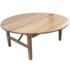 wooden round folding table