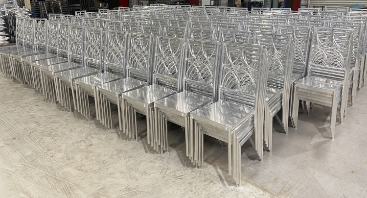 Aluminum dining Chair bulk