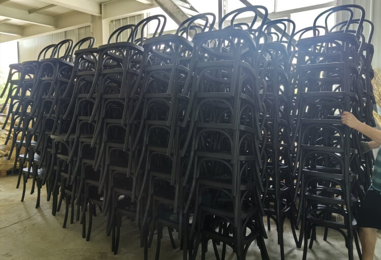 black thonet chair