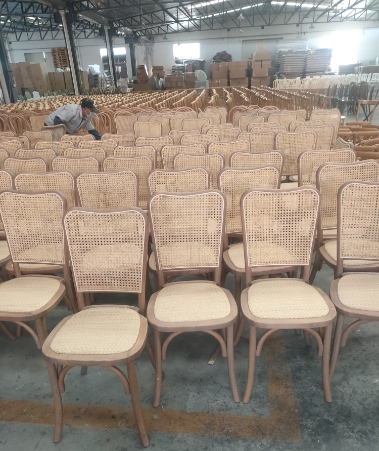 rattan dining chair factory