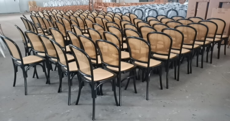 Resin Wicker Rattan Dining Chairs