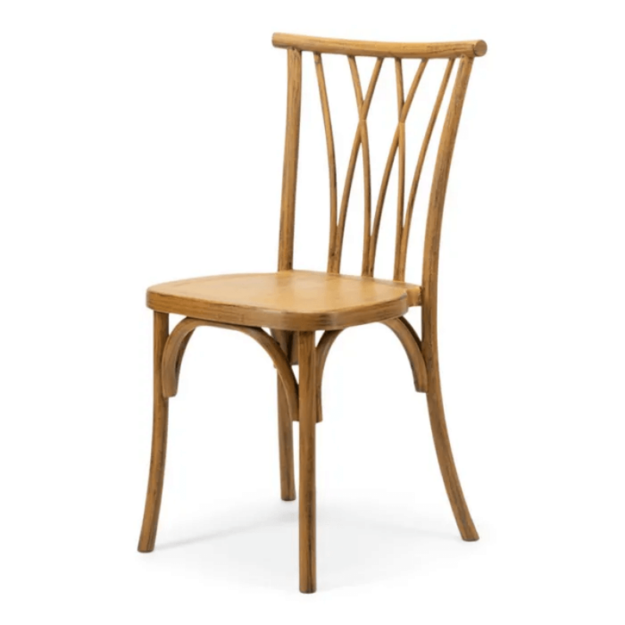 resin willow stacking chair