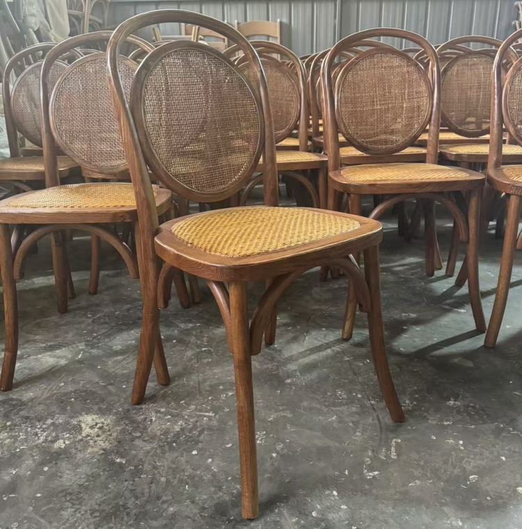 round rattan dining chair supplier