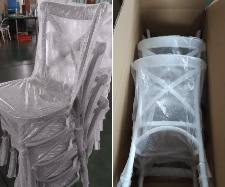 plastic chair package