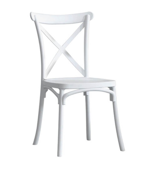 Plastic Cross Back Chair Wholesale