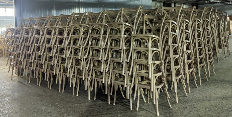 resin crossback chair wholesale