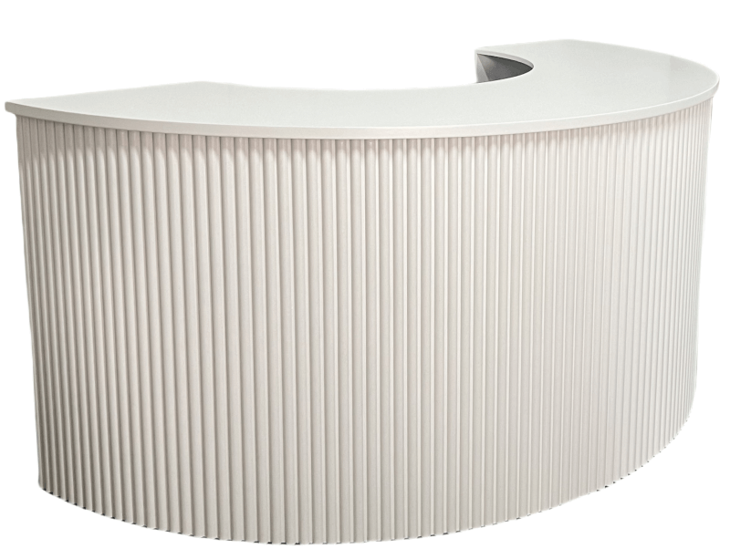white bar table