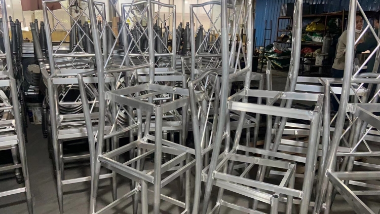 metal dining chair factory