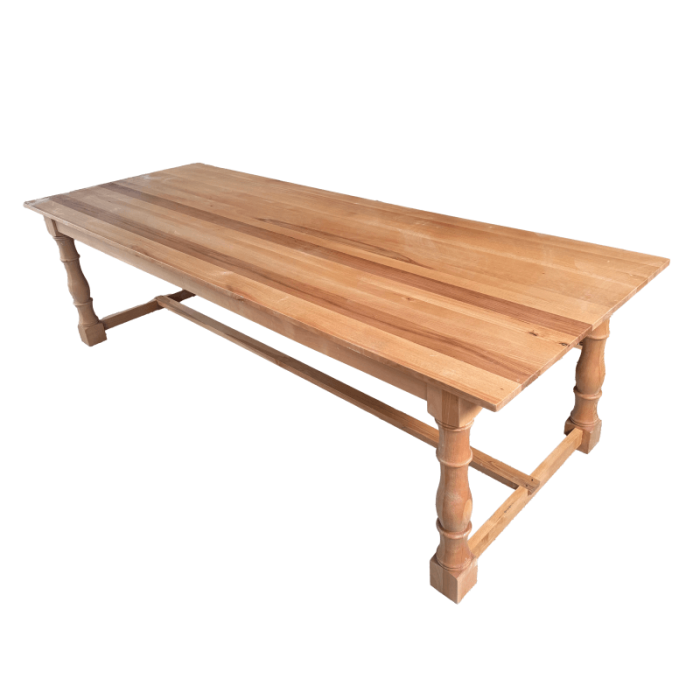 wooden farmhouse table wholesale