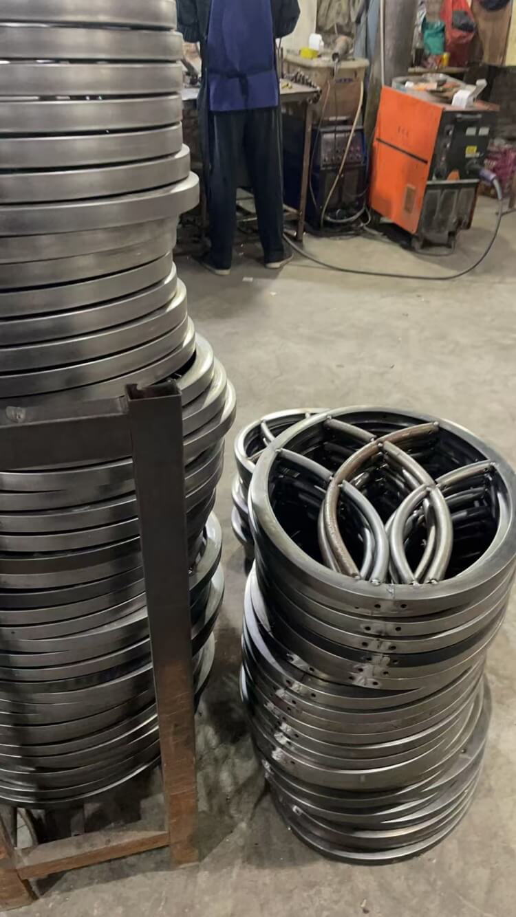 metal dining chair