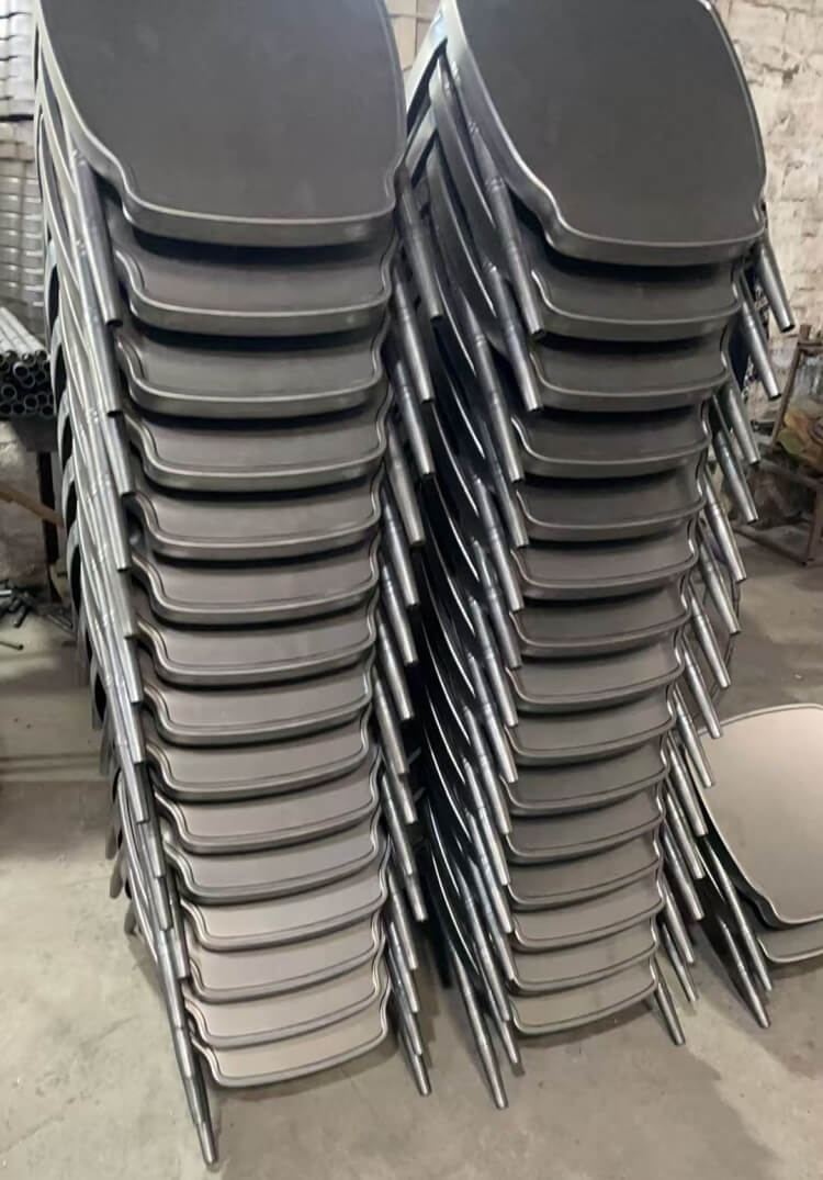 metal dining chair seat