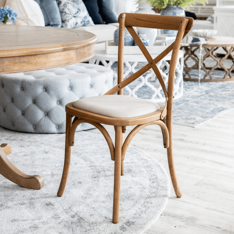 oak crossback chair bulk