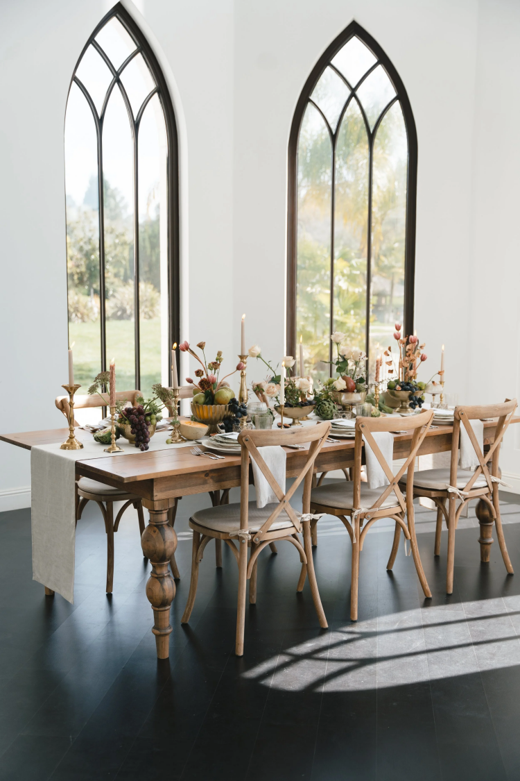 oak crossback dining chair bulk