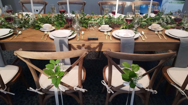 wooden crossback chair bulk