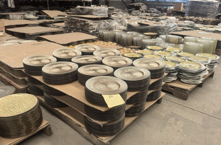 bulk charger plates wedding