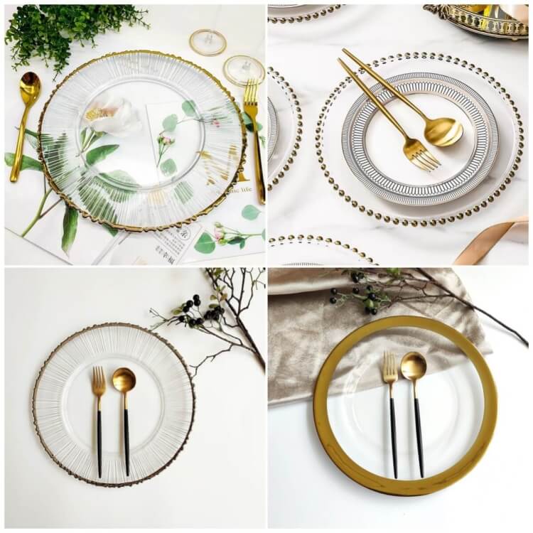 charger plates bulk wedding