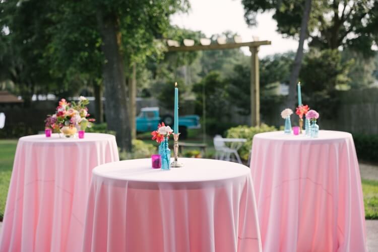 cocktail wedding table