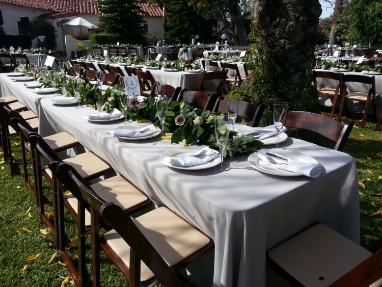 fruitwood folding chair