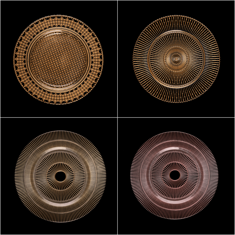 gold charger plates bulk