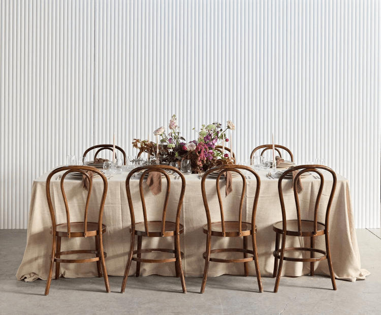 wooden stackable thonet chair