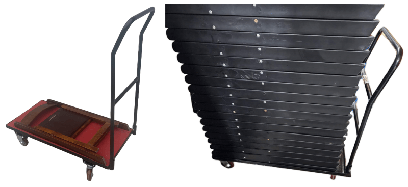 folding chair cart