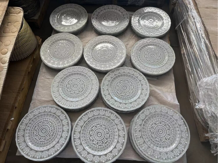 bulk white dishes