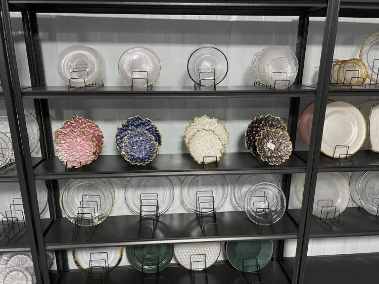 Glass Charger Plate Bulk