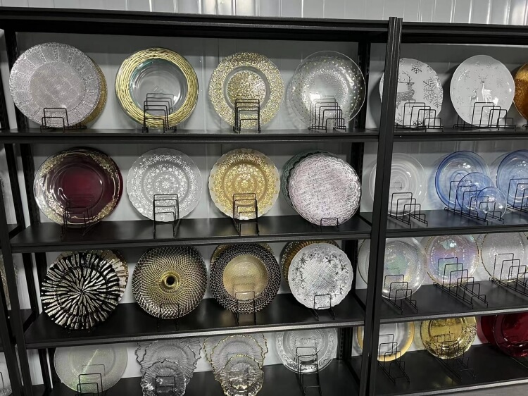 Luxury Glass Charger Plate