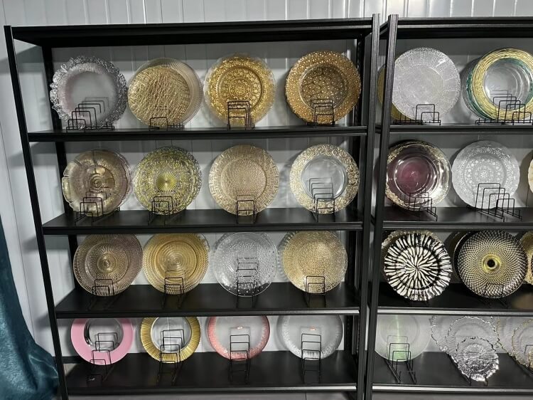 Round Glass Charger Plate