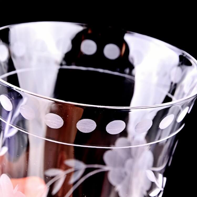 elegant wine glass