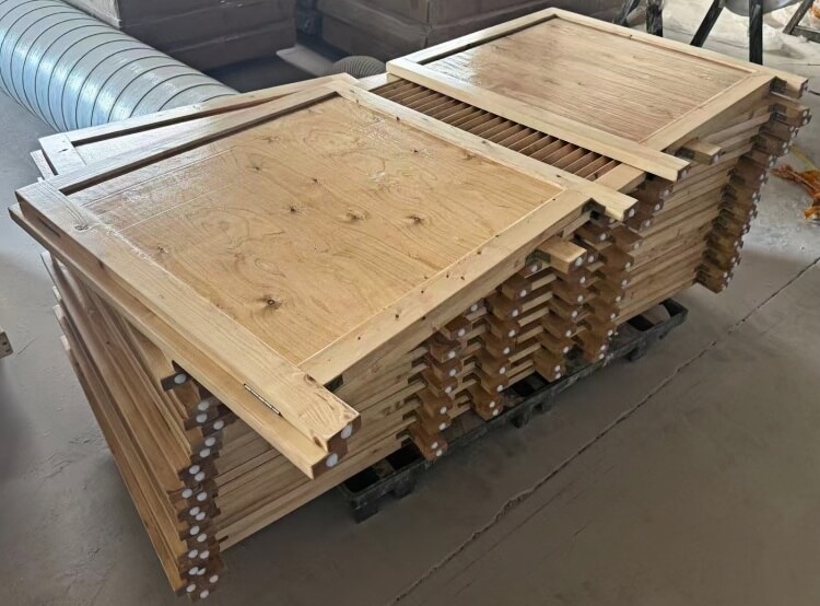 wooden buffet cabinet