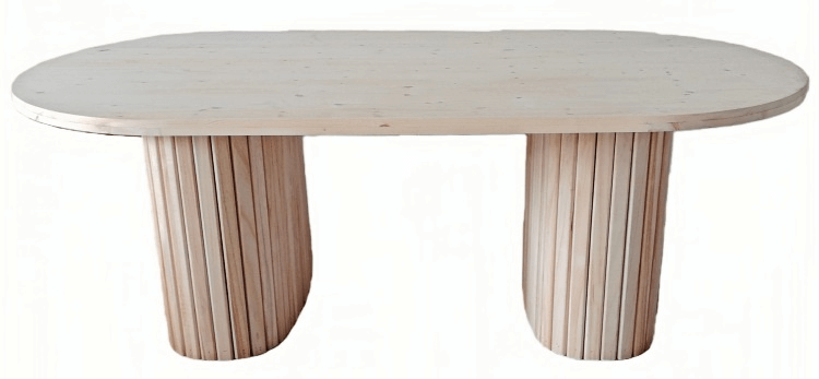 Oval Wood Table supplier