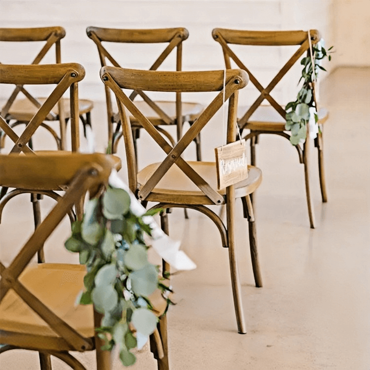 resin cross back chair factory