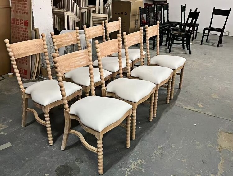 antique spool chairs manufacture